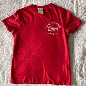 Abercrombie Kids size S red t shirt.